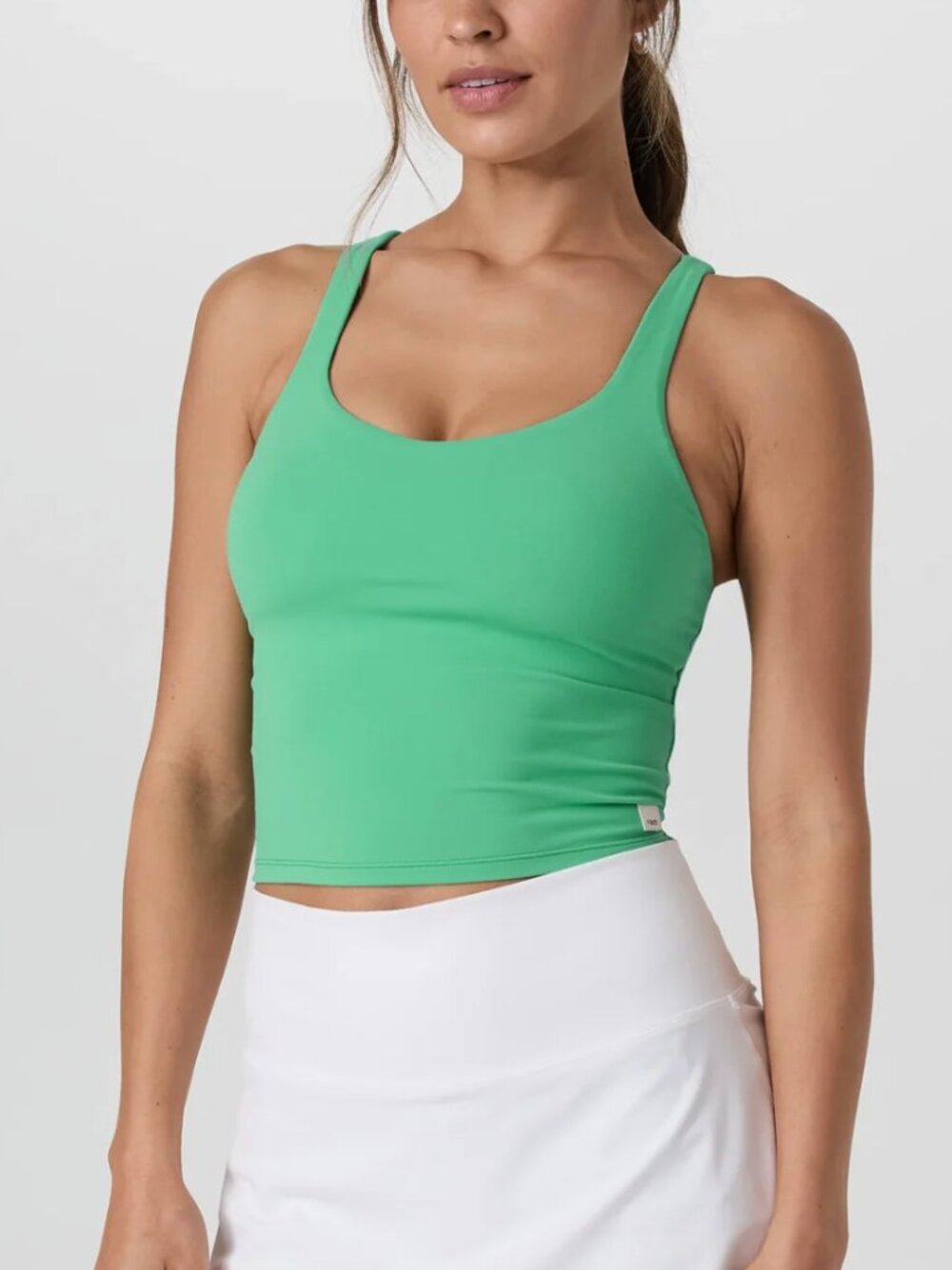 Vuori Dynamic Racerback Performance Tank Green X-Small